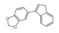 5-(3H-inden-1-yl)-1,3-benzodioxole结构式