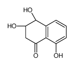 (3R,4R)-3,4,8-trihydroxy-3,4-dihydro-2H-naphthalen-1-one结构式