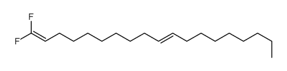 1,1-difluorononadeca-1,10-diene Structure