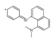 [8-(dimethylamino)naphthalen-1-yl]-phenylsilicon Structure