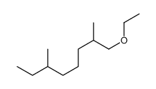 1-ethoxy-2,6-dimethyloctane Structure