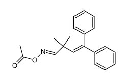 1-acetoxy-3,3-dimethyl-5,5-diphenyl-1-azapenta-1,4-diene结构式
