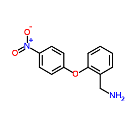 1-[2-(4-Nitrophenoxy)phenyl]methanamine structure