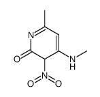 6-methyl-4-(methylamino)-3-nitro-3H-pyridin-2-one Structure