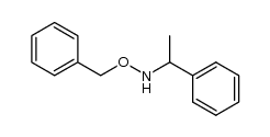 O-benzyl-N-(1-phenylethyl)hydroxylamine Structure