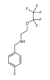 N-(4-Fluorobenzyl)-2-(pentafluoroethoxy)ethanamine结构式