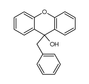 9-benzyl-9-xanthydrol Structure