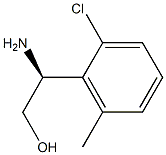 (2S)-2-AMINO-2-(2-CHLORO-6-METHYL-PHENYL)ETHANOL结构式