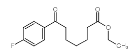 ethyl 7-(4-fluorophenyl)-7-oxoheptanoate结构式