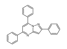 2,5,7-triphenylpyrazolo[1,5-a]pyrimidine结构式