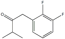 1-(2,3-DIFLUOROPHENYL)-3-METHYLBUTAN-2-ONE结构式