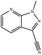 1-Methyl-1H-pyrazolo[3,4-b]pyridine-3-carbonitrile Structure