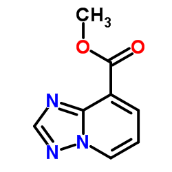 METHYL[1,2,4]TRIAZOLO[1,5-A]PYRIDINE-8-CARBOXYLATE结构式