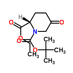 (S)-1-叔丁基 2-乙基 5-氧代哌啶-1,2-二羧酸酯图片