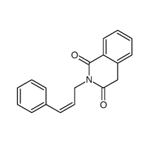 2-[(E)-3-phenylprop-2-enyl]-4H-isoquinoline-1,3-dione Structure