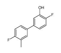 2-fluoro-5-(4-fluoro-3-methylphenyl)phenol Structure