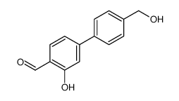 2-hydroxy-4-[4-(hydroxymethyl)phenyl]benzaldehyde Structure