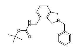 tert-Butyl ((2-benzylisoindolin-4-yl)methyl)carbamate结构式