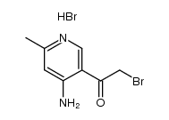 4-Amino-5-(bromoacetyl)-2-methylpyridin-hydrobromid结构式