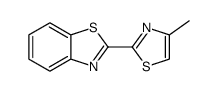 2-(4-Methyl-2-thiazolyl)-Benzothiazole结构式