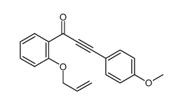 1-(2-(allyloxy)phenyl)-3-(4-methoxyphenyl)prop-2-yn-1-one结构式