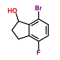7-Bromo-4-fluoro-1-indanol Structure