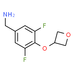 [3,5-Difluoro-4-(oxetan-3-yloxy)phenyl]methanamine picture