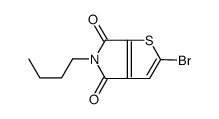 2-bromo-5-butylthieno[2,3-c]pyrrole-4,6-dione结构式