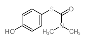 1-(4-hydroxyphenyl)sulfanyl-N,N-dimethyl-formamide Structure