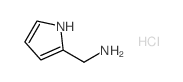 (1H-Pyrrol-2-yl)methanamine hydrochloride Structure