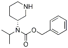Isopropyl-(R)-piperidin-3-yl-carbaMic acid benzyl ester Structure