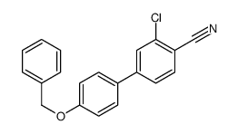 4-[4-(Benzyloxy)phenyl]-2-chlorobenzonitrile Structure