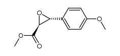 methyl (2S,3R)-3-(4-methoxyphenyl)oxiranecarboxylate结构式