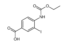 4-((ethoxycarbonyl)amino)-3-iodobenzoic acid Structure