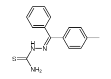 2-(phenyl(p-tolyl)methylene)hydrazinecarbothioamide结构式