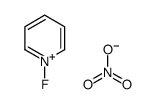 1-fluoropyridin-1-ium,nitrate Structure