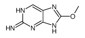 8-methoxy-7H-purin-2-amine结构式