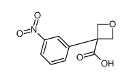 3-(3-nitrophenyl)oxetane-3-carboxylic acid Structure