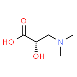 Propanoic acid, 3-(dimethylamino)-2-hydroxy-, (S)- (9CI) structure