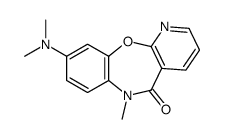 9-(dimethylamino)-6-methylpyrido[2,3-b][1,5]benzoxazepin-5-one结构式