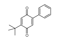 2-tert-butyl-5-phenyl-1,4-benzoquinone Structure