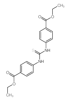 Benzoic acid,4,4'-(carbonothioyldiimino)bis-, diethyl ester (9CI)结构式