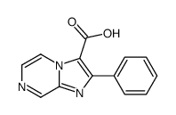 2-phenylimidazo[1,2-a]pyrazine-3-carboxylic acid Structure