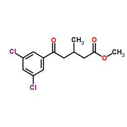 Methyl 5-(3,5-dichlorophenyl)-3-methyl-5-oxopentanoate structure