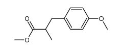 α-methyl-β-(p-methoxy-phenyl)-ethyl propionate Structure
