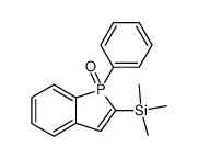 2-(trimethylsilyl)benzo[b]phosphole P-oxide结构式