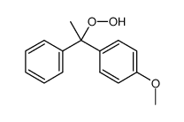 1-(1-hydroperoxy-1-phenylethyl)-4-methoxybenzene结构式