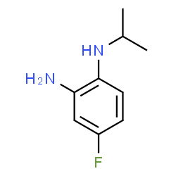 4-fluoro-1-N-(propan-2-yl)benzene-1,2-diamine Structure
