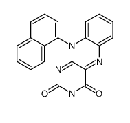 3-methyl-10-naphthalen-1-ylbenzo[g]pteridine-2,4-dione Structure