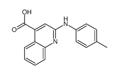 2-[(4-methylphenyl)amino]quinoline-4-carboxylic acid picture